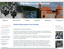 Tablet Screenshot of kn-motorradtouren.de